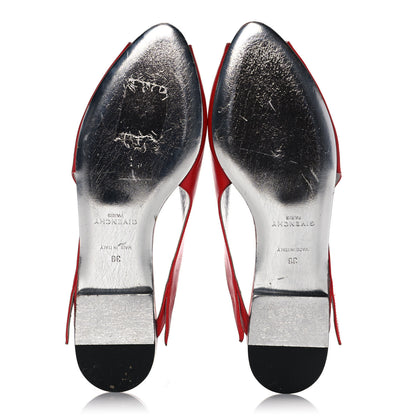 Givenchy Calfskin Winged Mules 36 Red 7 of 10
