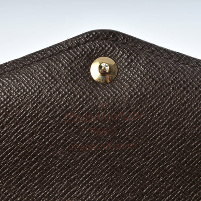Louis Vuitton Damier Ebene Sarah Wallet NM 6 of 14