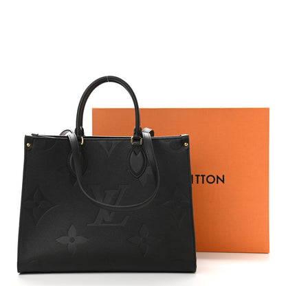 Louis Vuitton Empreinte Monogram Giant Onthego MM Black 10 of 10