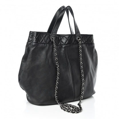 Chanel Calfskin Large Trianon Tote Black 4 of 12