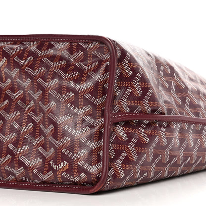 Goyard Goyardine Reversible Anjou PM Burgundy 14 of 15