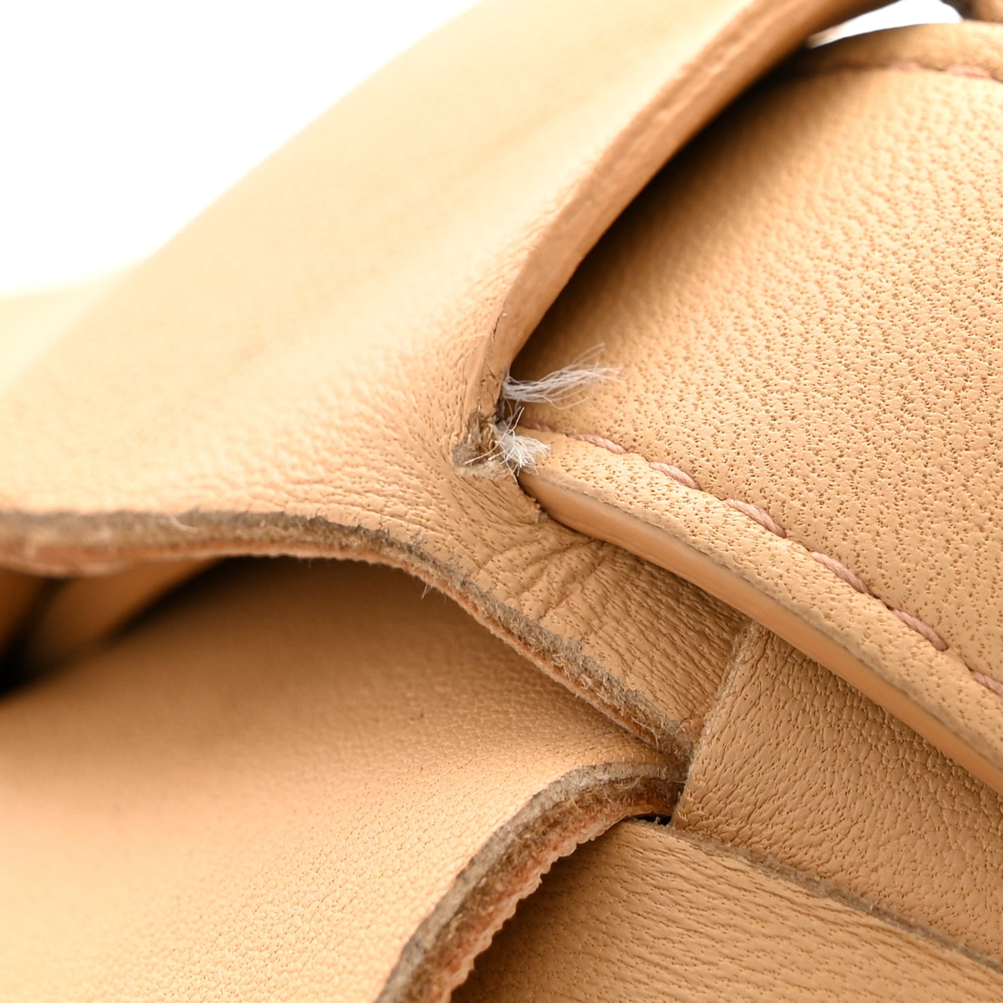 Nappa Maxi Intreccio The Belt Cassette Bag Almond