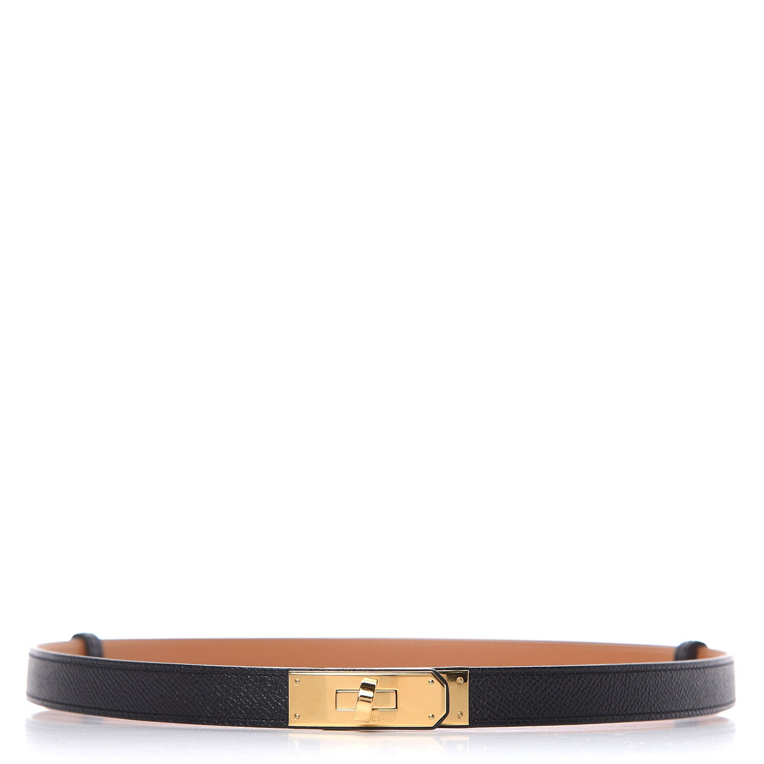 Hermes Epsom Kelly Belt Black 1 of 5