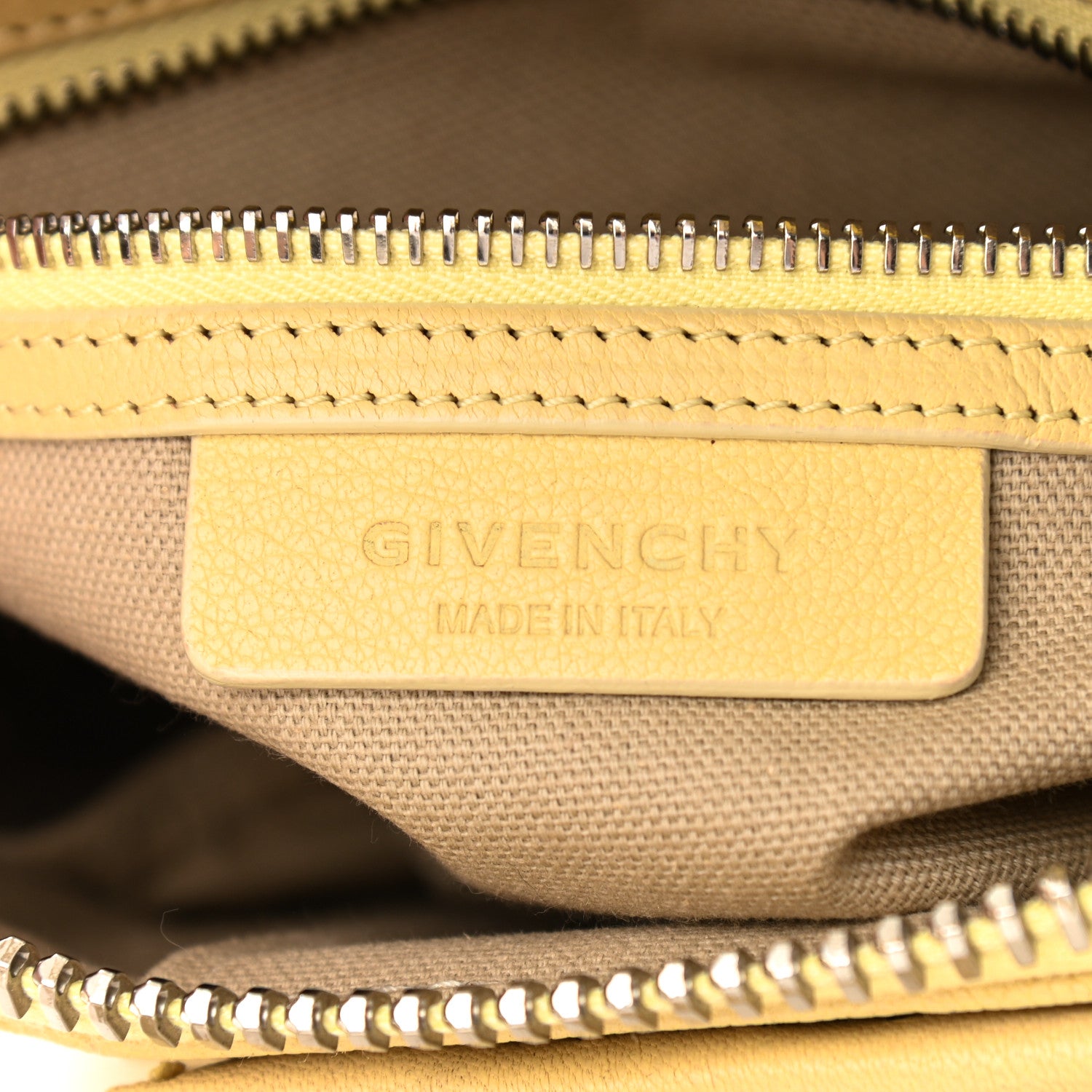 Givenchy Sugar Goatskin Mini Antigona Yellow 6 of 17