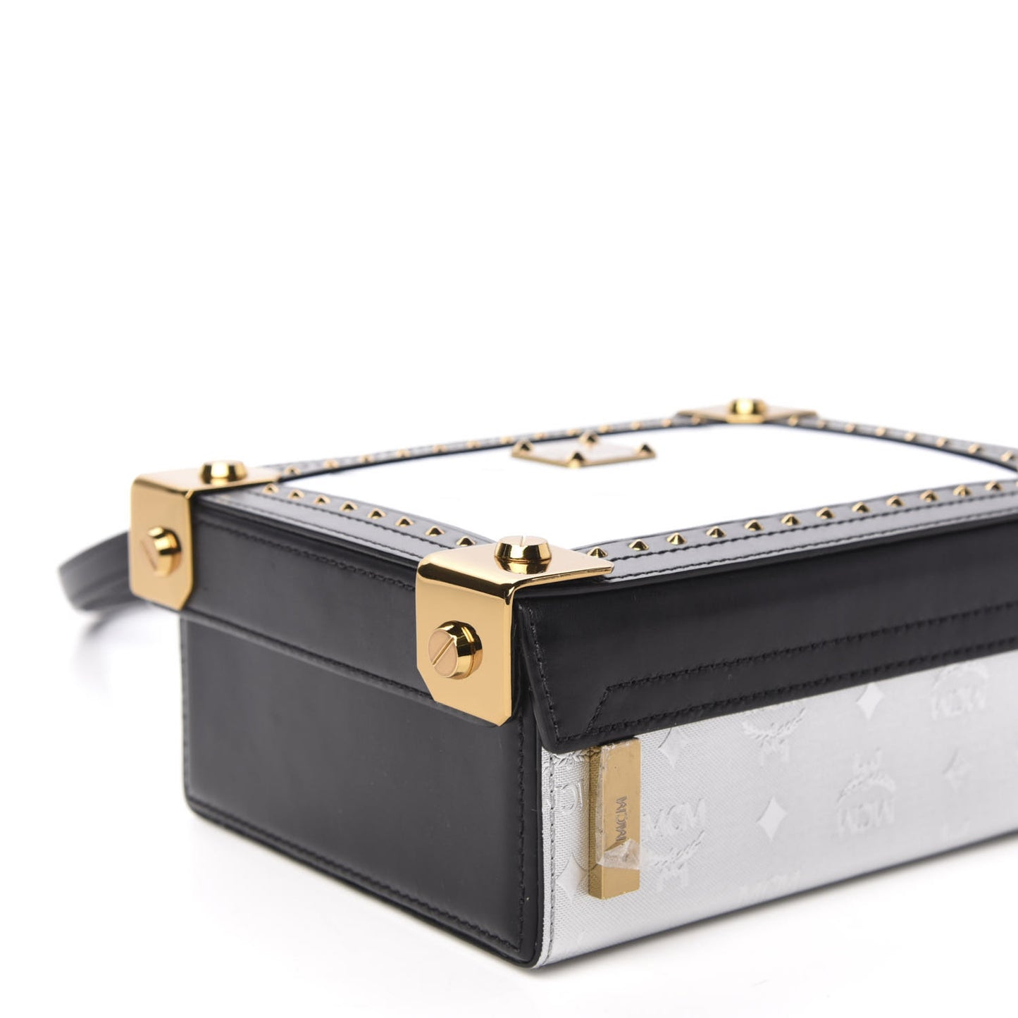Odeon Calfskin Small Berlin Crossbody Steel Gray