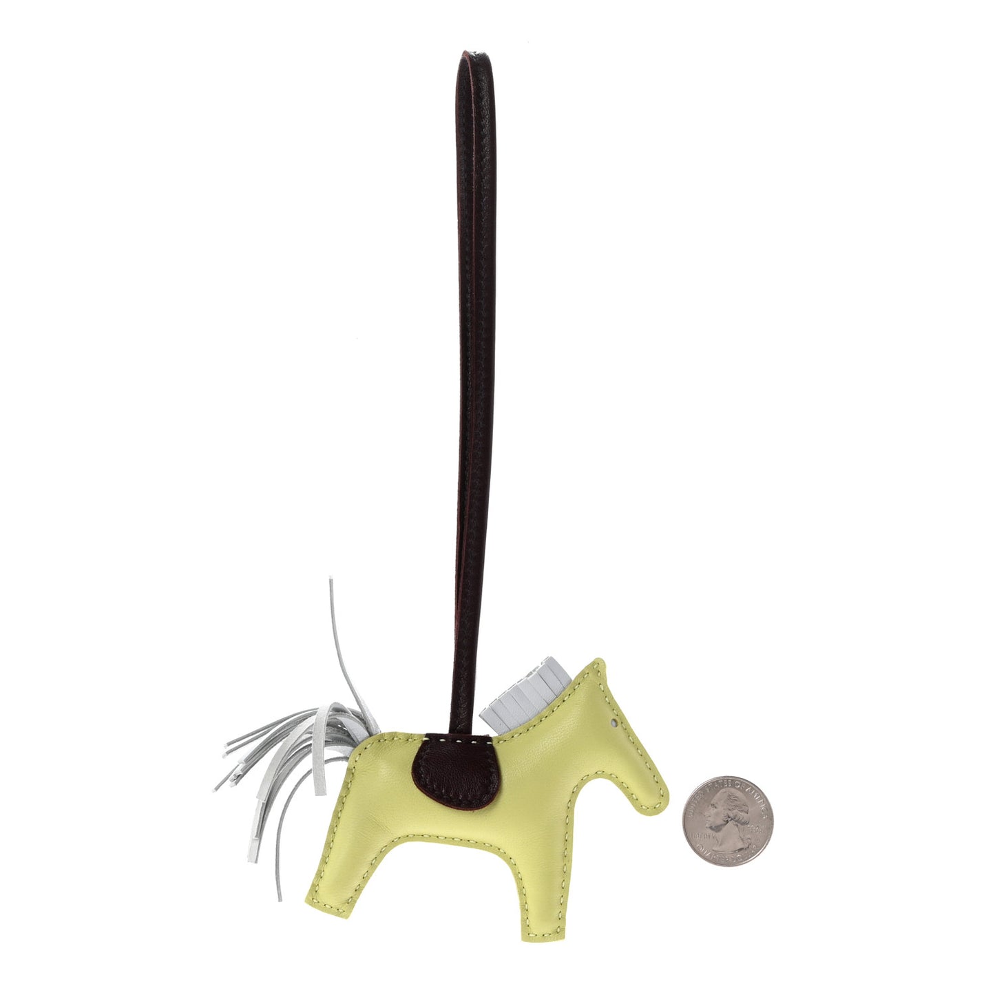 Milo Lambskin Grigri Rodeo Horse Bag Charm PM Jaune Bourgeon Bleu Brume Rouge Sellier