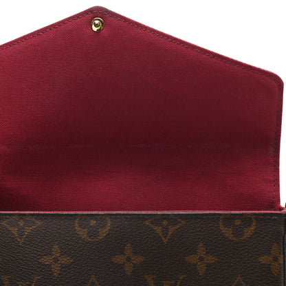 Louis Vuitton Monogram Pochette Felicie Chain Wallet Fuchsia 11 of 11