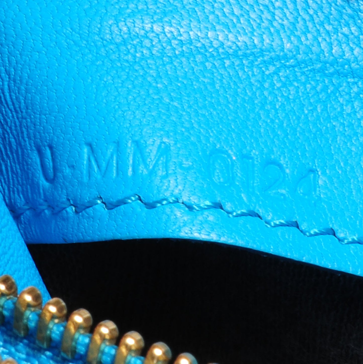 Lambskin Large Trio Crossbody Bag Turquoise