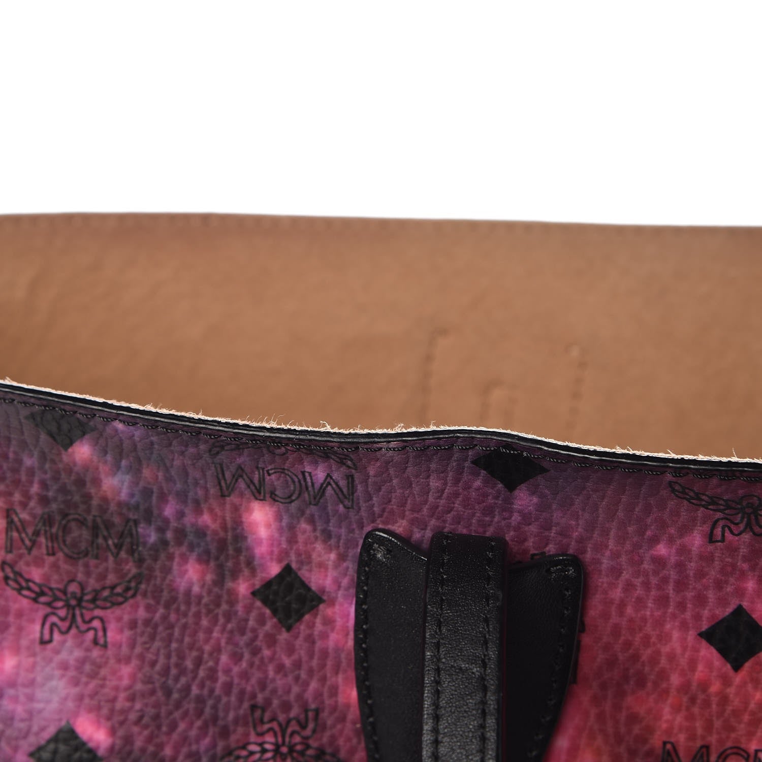MCM Galaxy Visetos Medium Shopper Tote Multicolor 9 of 13
