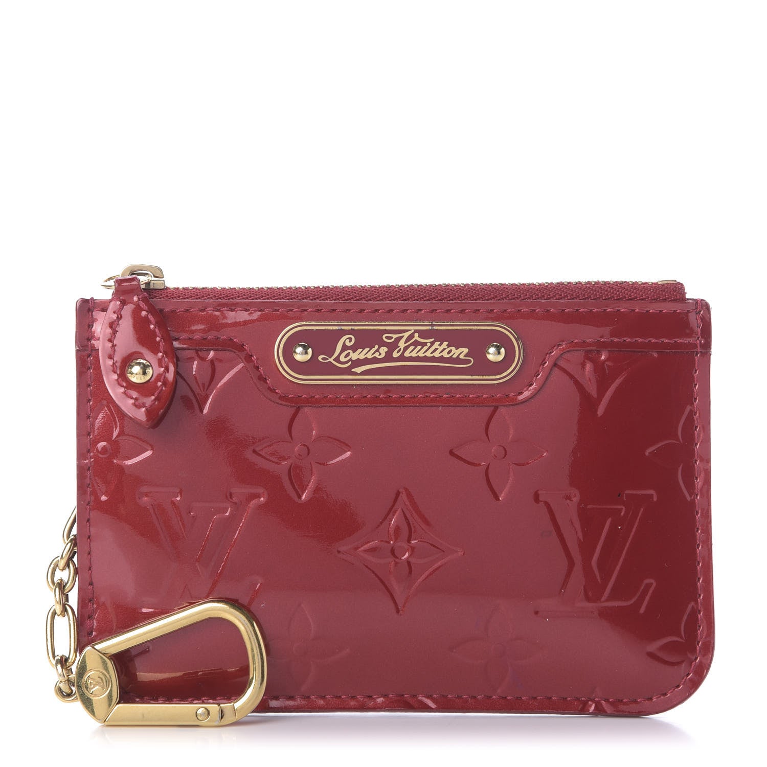 Louis Vuitton Vernis Key Pouch Pomme D'Amour 1 of 8