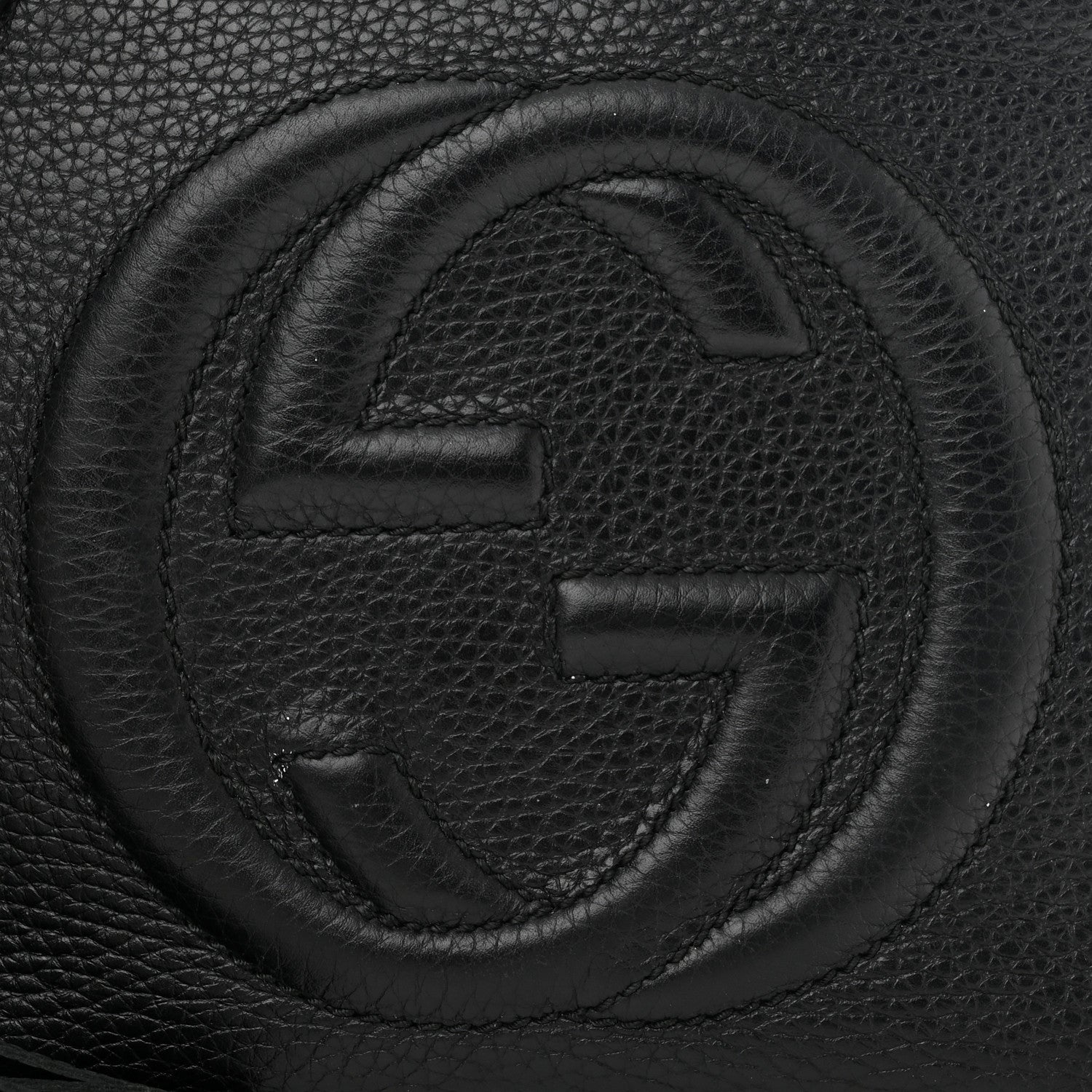 Gucci Pebbled Calfskin Small Soho Disco Bag Black 9 of 11