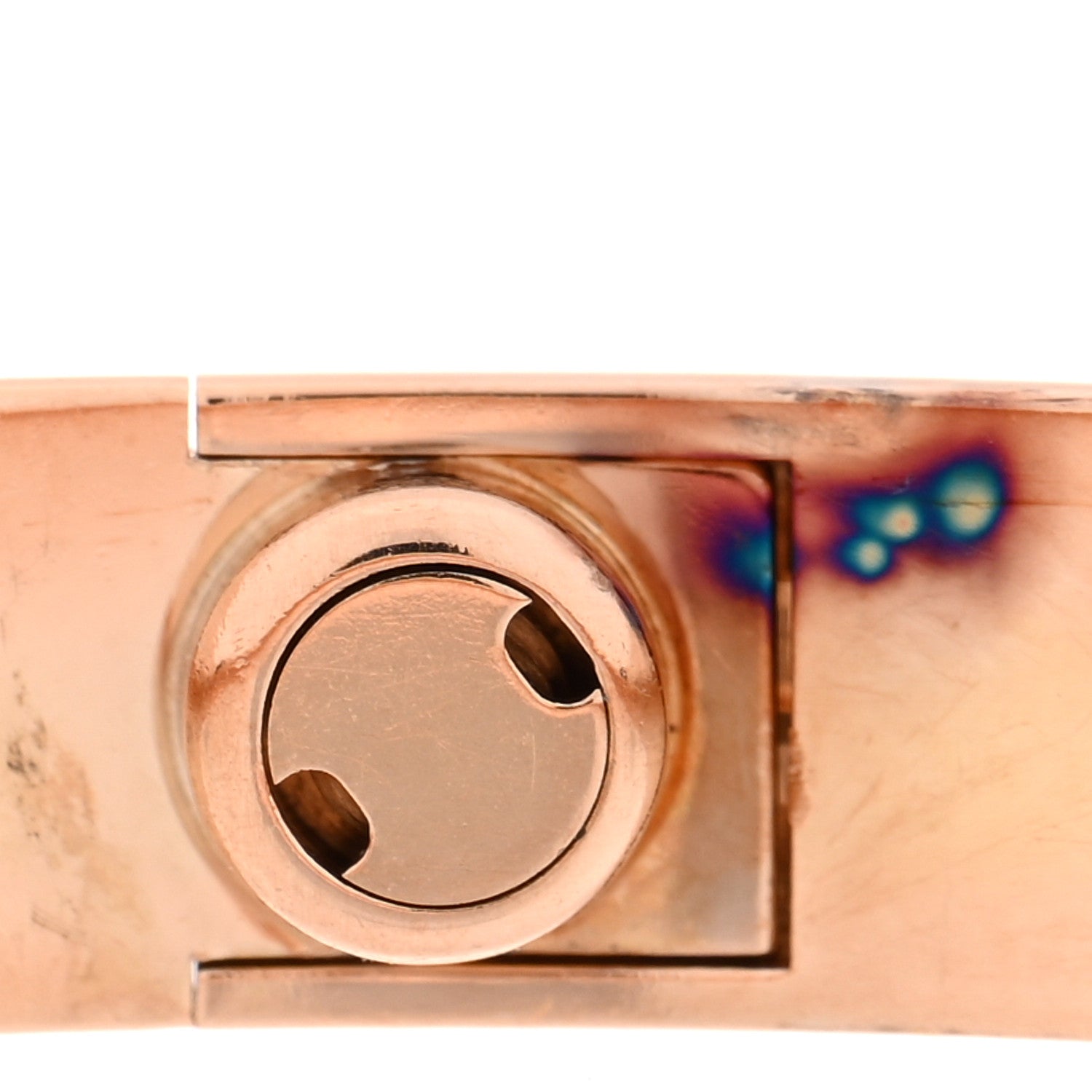 Cartier 18K Pink Gold Sapphire Garnet Amethyst LOVE Bracelet 19 11 of 16