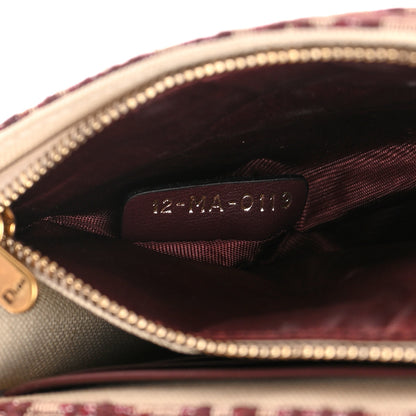 Christian Dior Oblique Saddle Chain Pouch Burgundy 7 of 14