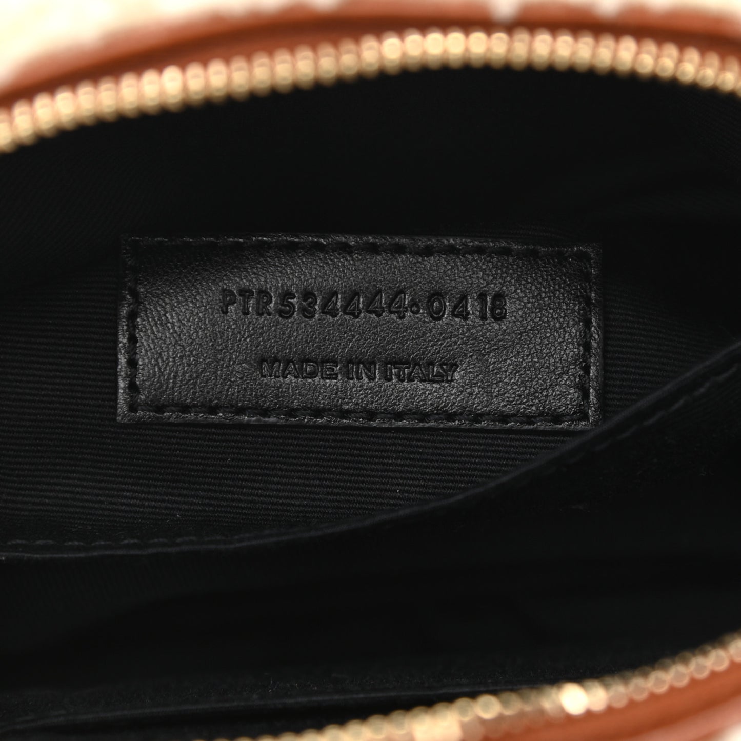 Shearling Monogram Lou Belt Bag Beige