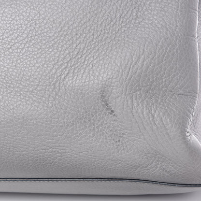 Givenchy Grained Calfskin Medium Pandora Pure Flap Bag Pearl Grey 11 of 14