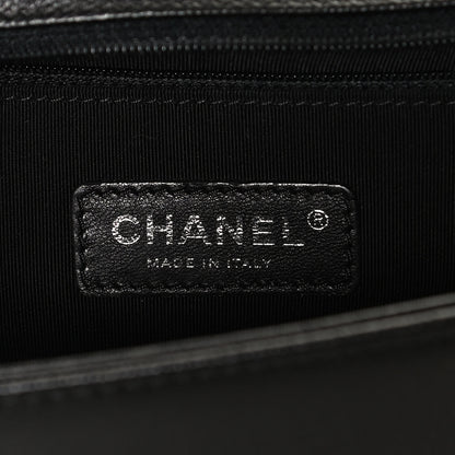 Chanel Caviar Quilted New Medium Boy Flap So Black 6 of 10