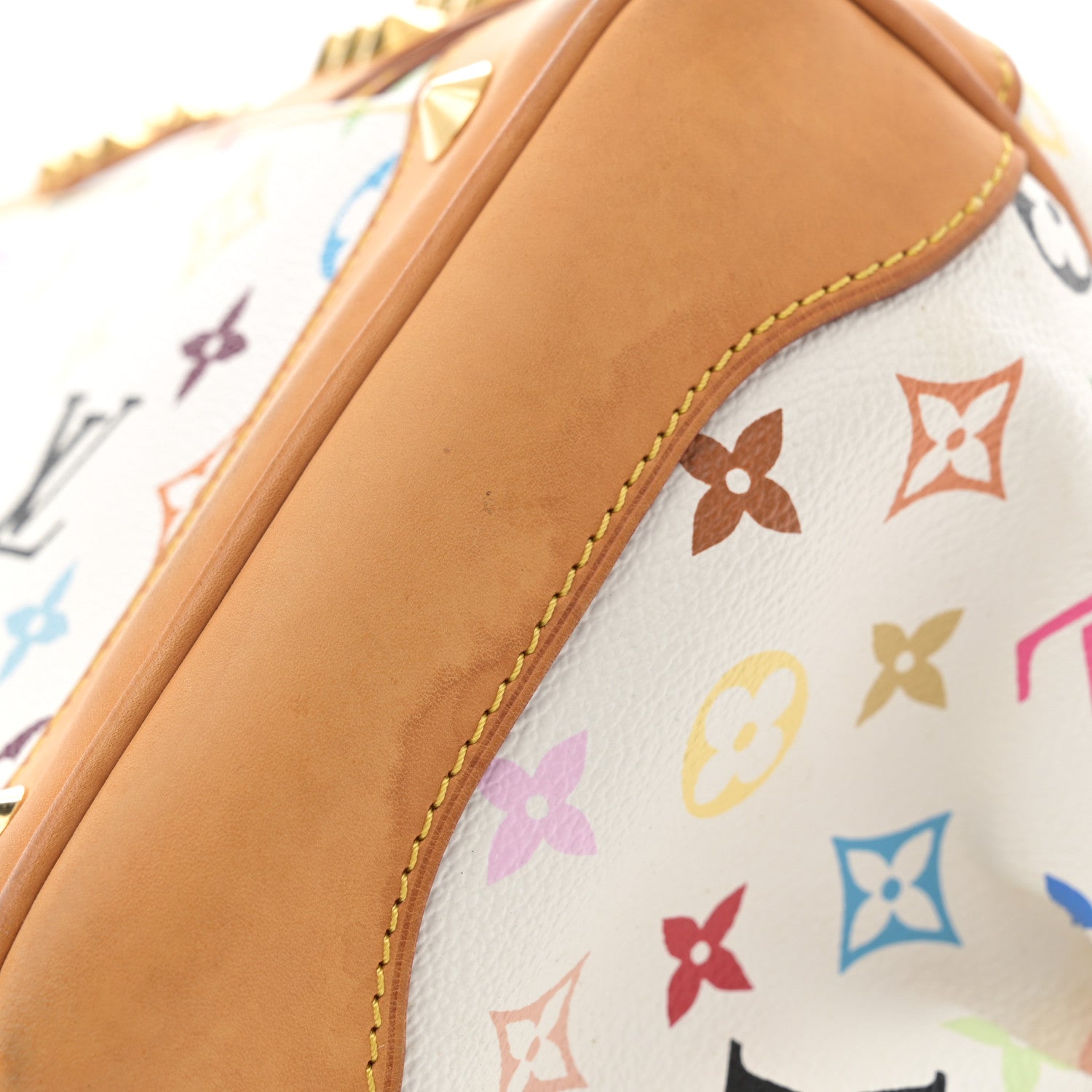 Louis Vuitton Monogram Multicolor Courtney MM White 12 of 14