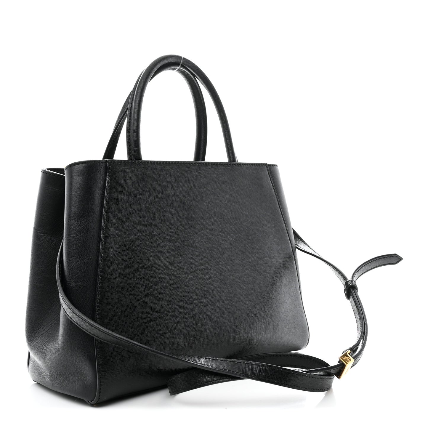 Vitello Dolce Century Petite 2Jours Tote Black