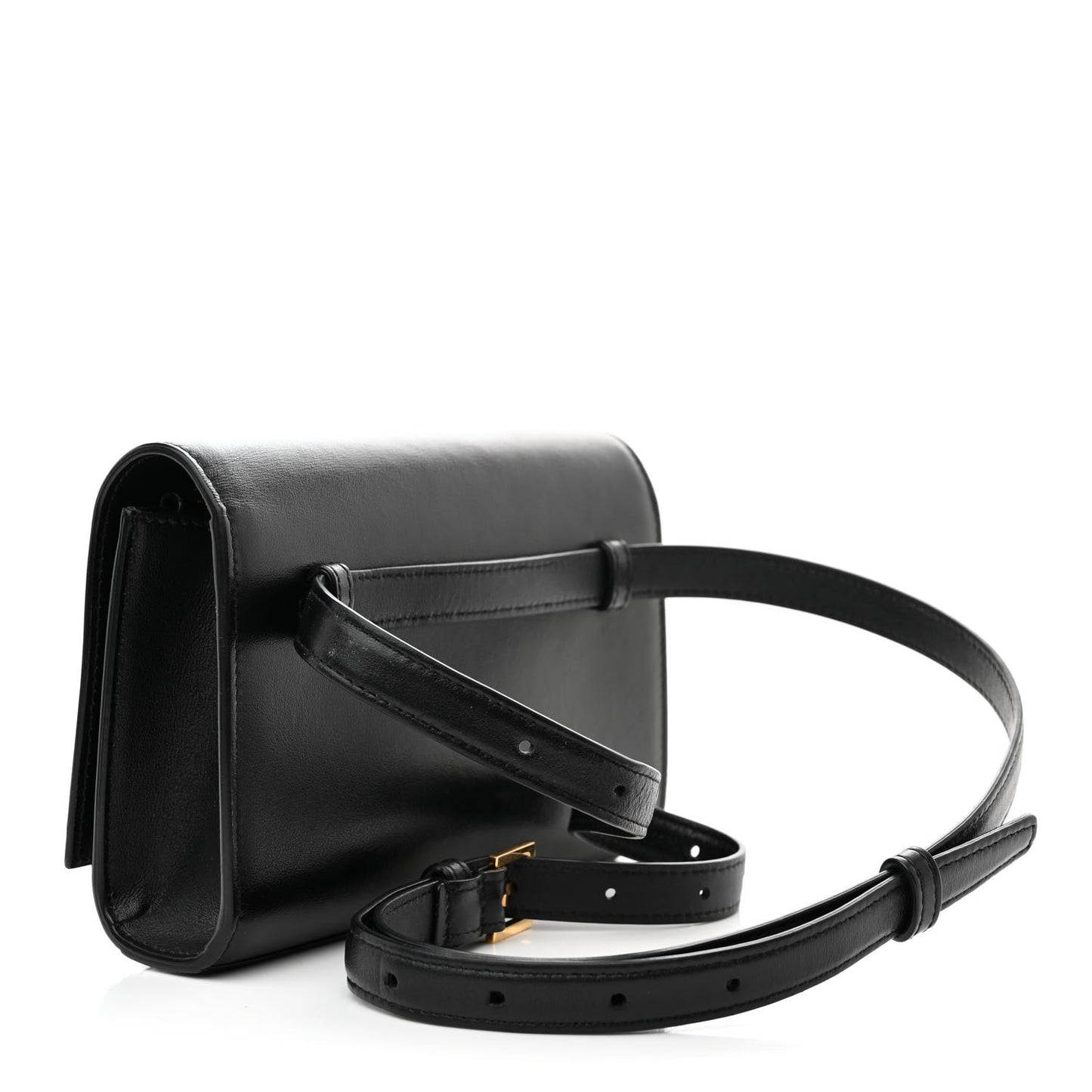 Smooth Calfskin Monogram Kate Belt Bag Black