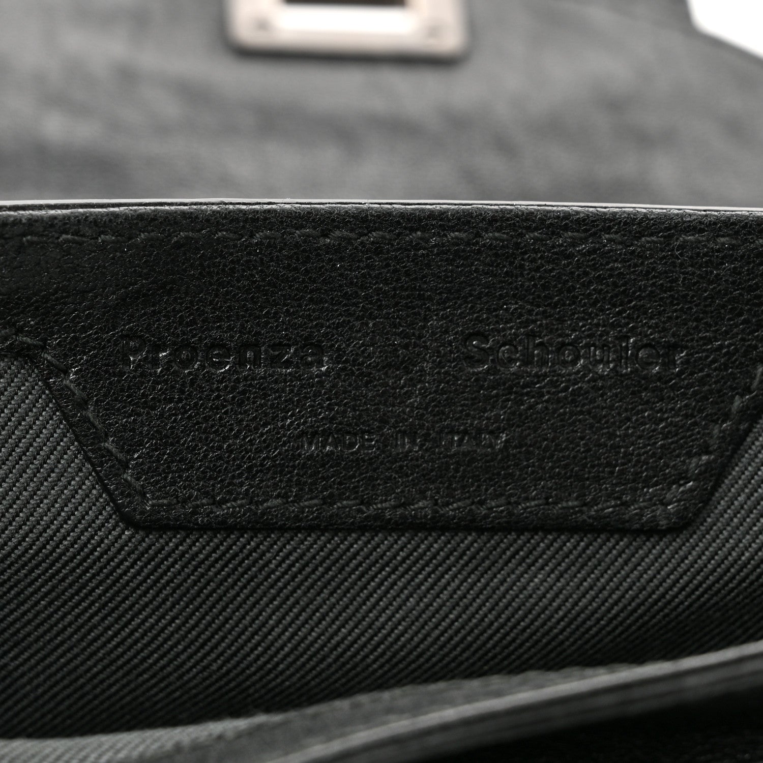 Proenza Schouler Lambskin Micro PS1 Satchel Black 6 of 9