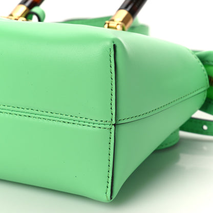Fendi Vitello King Plexiglass Logo Embossed Mini By The Way Top Handle Boston Bag Edamame 8 of 8