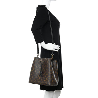 Louis Vuitton Monogram Neonoe MM Black 2 of 12