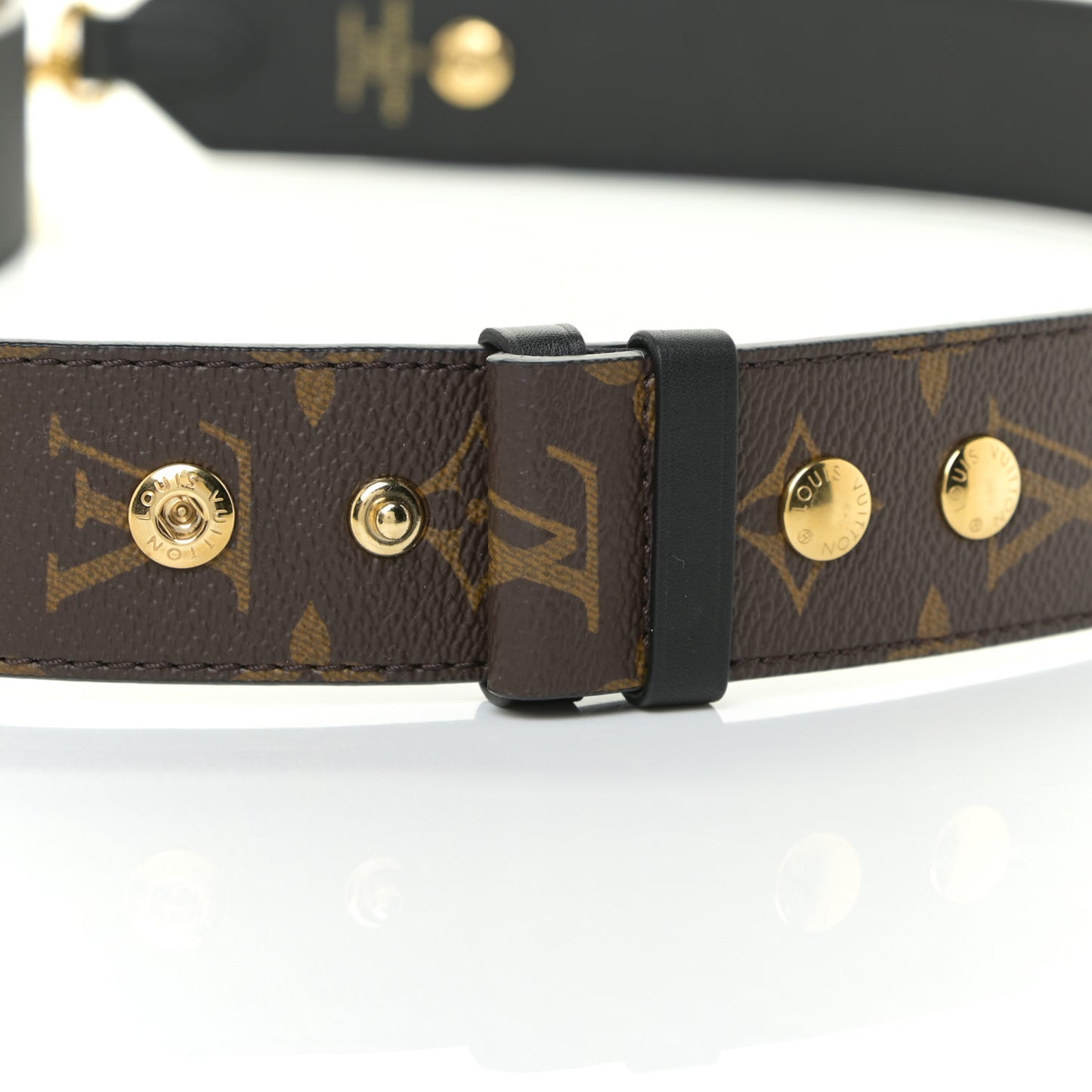 Monogram Adjustable Bandouliere Shoulder Strap Black