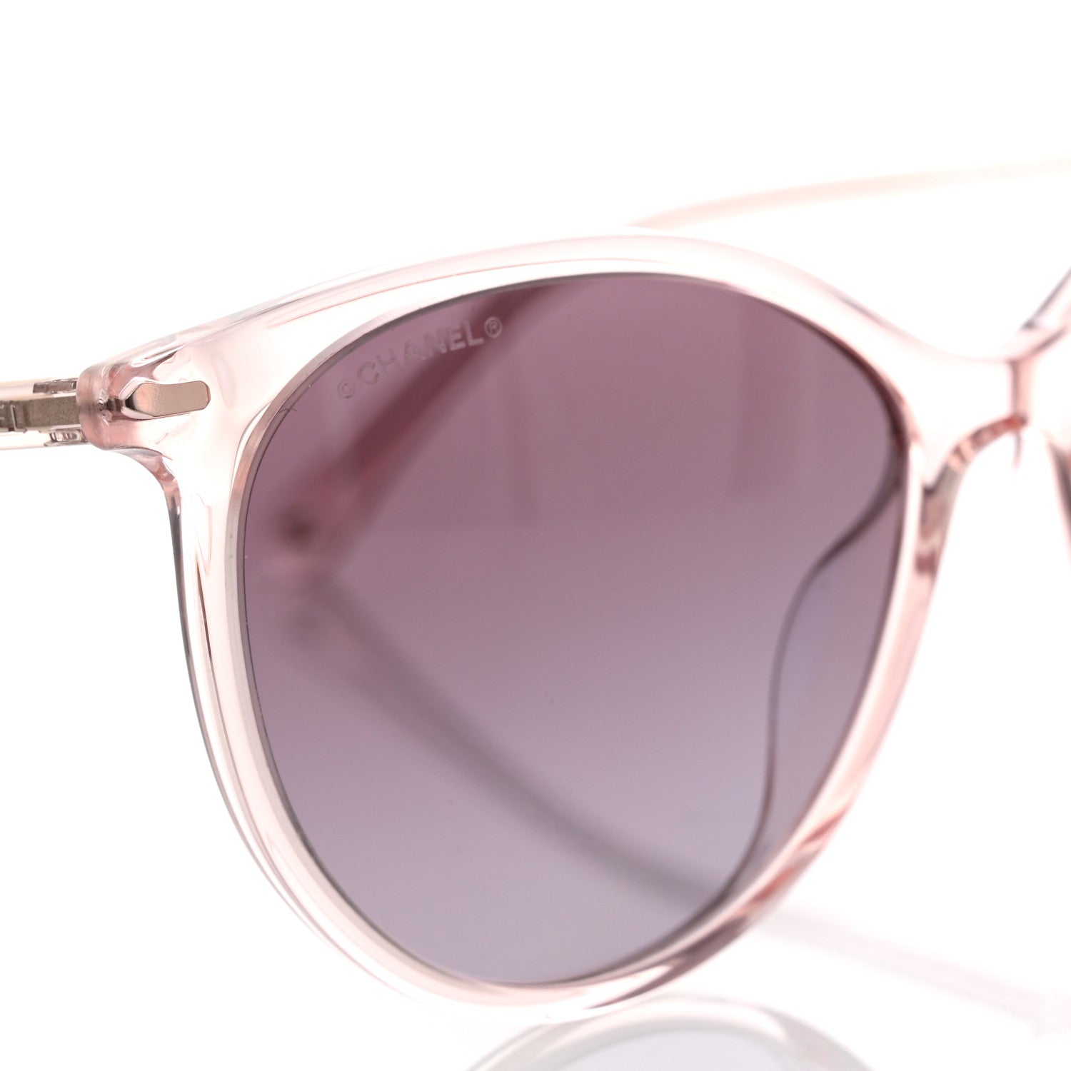 Chanel Acetate Pantos Cat Eye Sunglasses 5448-A Pink 7 of 8