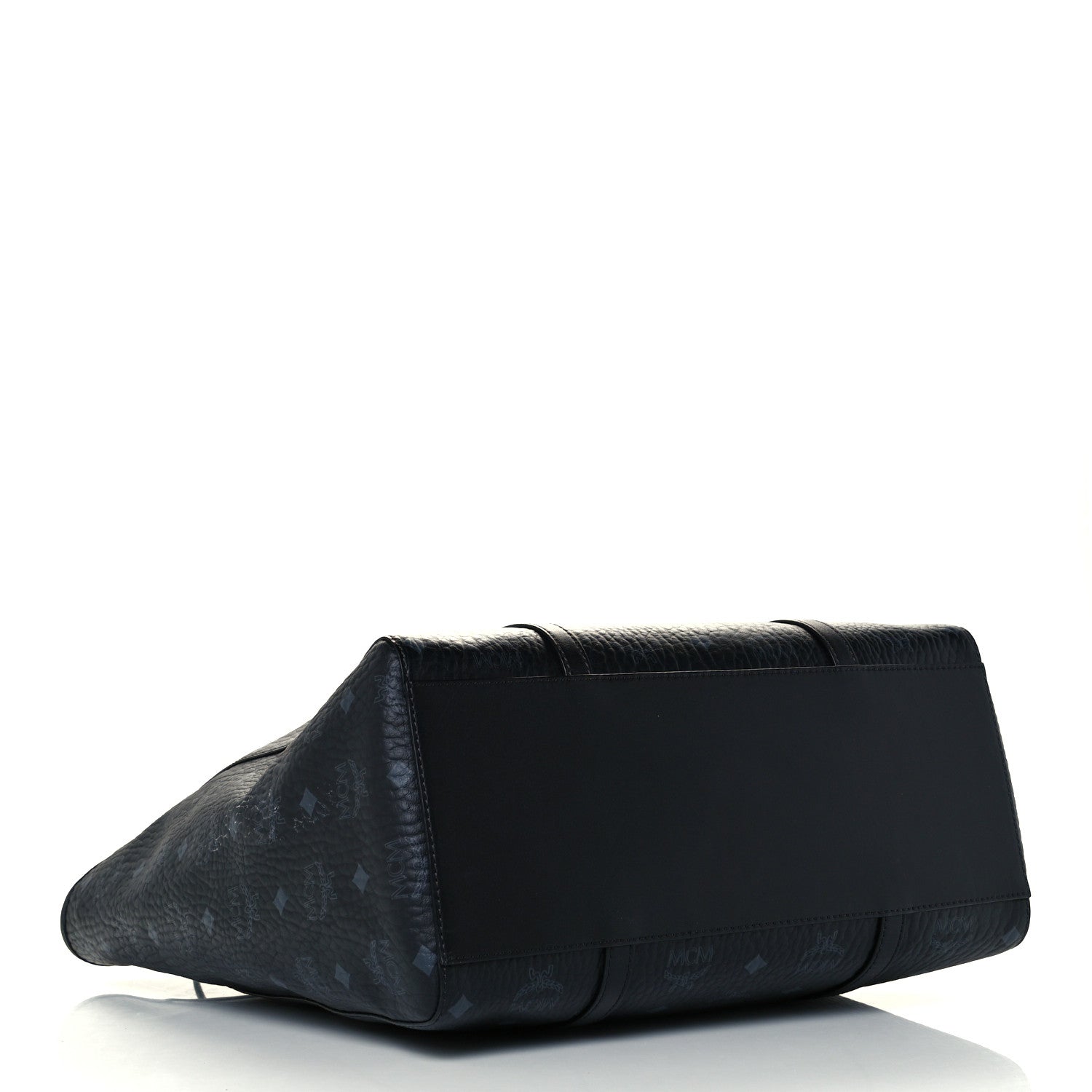 MCM Visetos Toni Shopper Tote Black 4 of 10