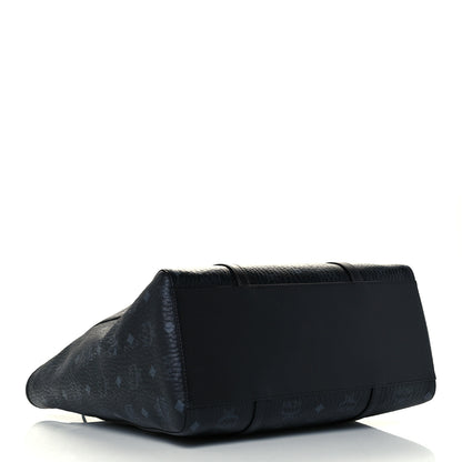 MCM Visetos Toni Shopper Tote Black 4 of 10