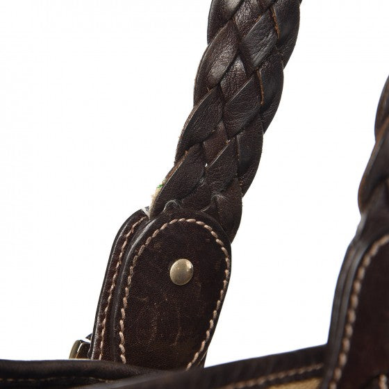 Monogram Medium Pelham Shoulder Bag Dark Brown