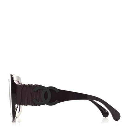 Chanel Acetate Calfskin Square Sunglasses 5474-Q-A Burgundy 3 of 9