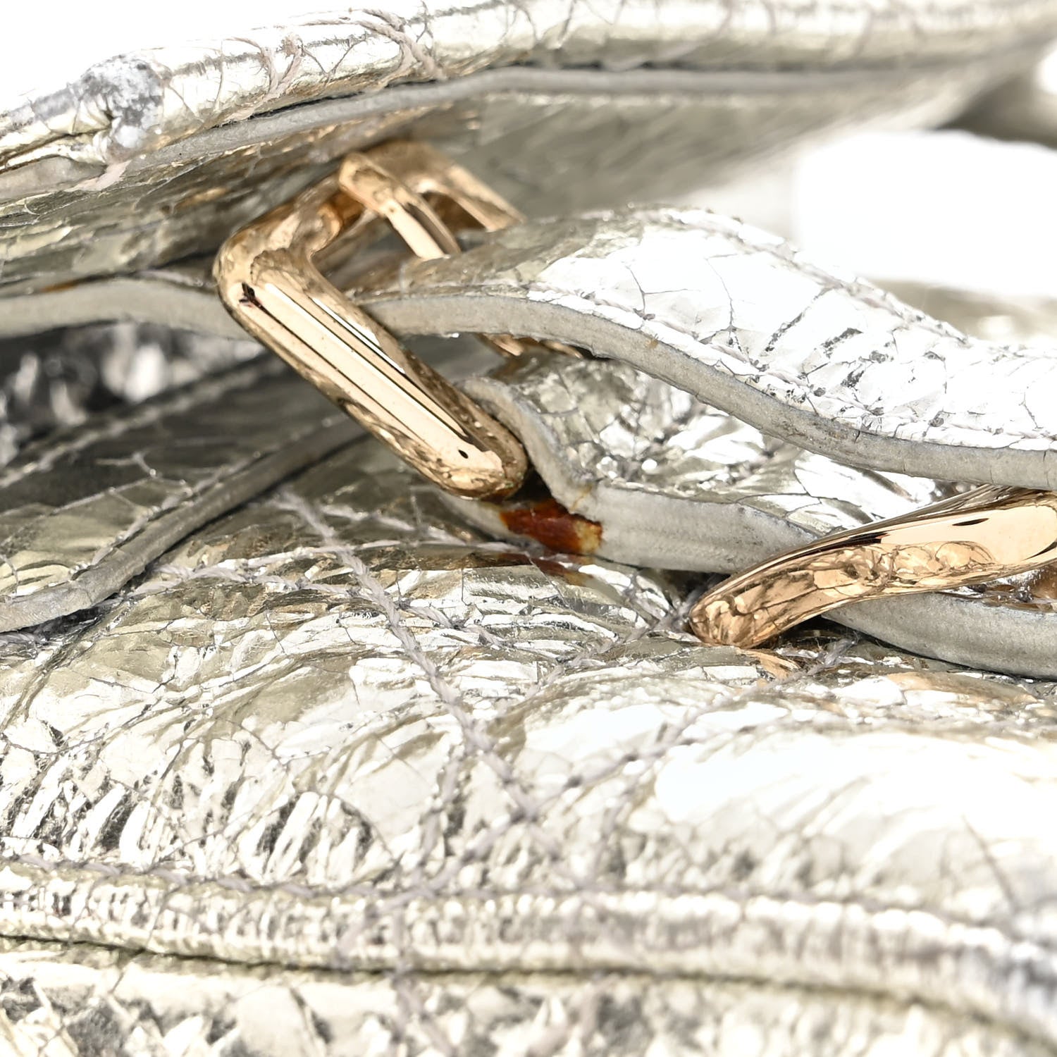 Christian Dior Metallic Calfskin Small Stardust Backpack Silver 15 of 17