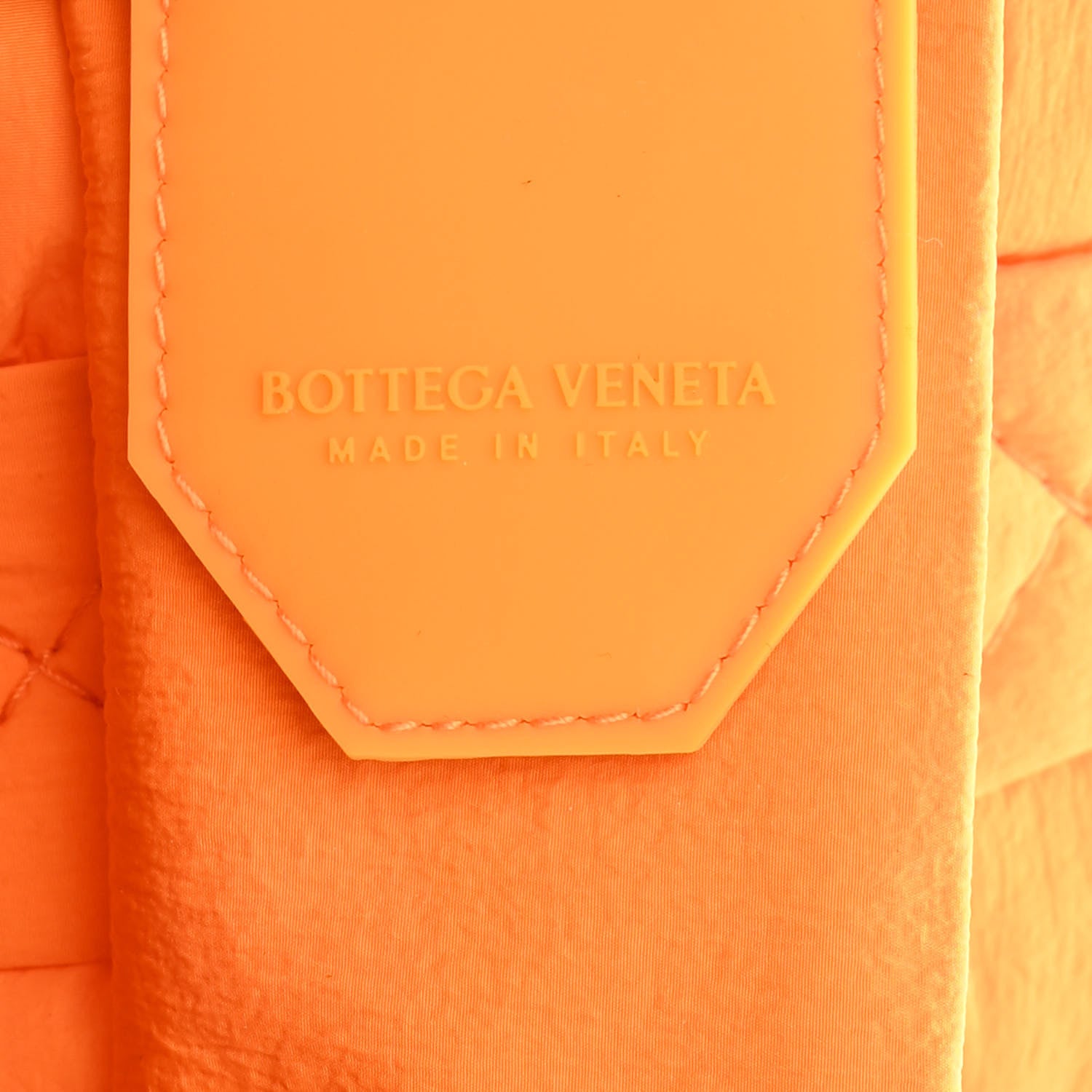 Bottega Veneta Nylon Intrecciato Padded Tech Candy Cassette Bag Orange 6 of 10