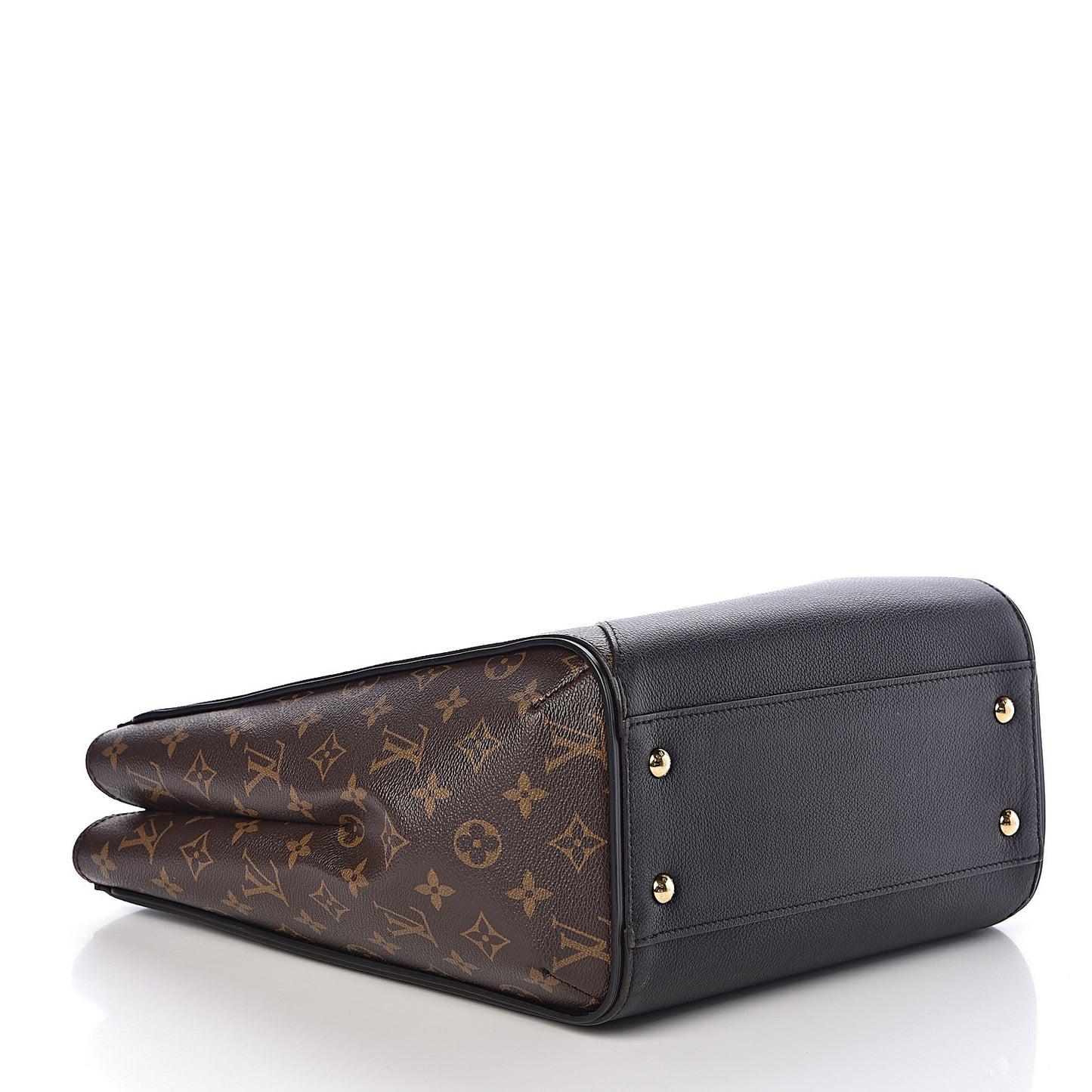 Calfskin Monogram Kimono Tote Black