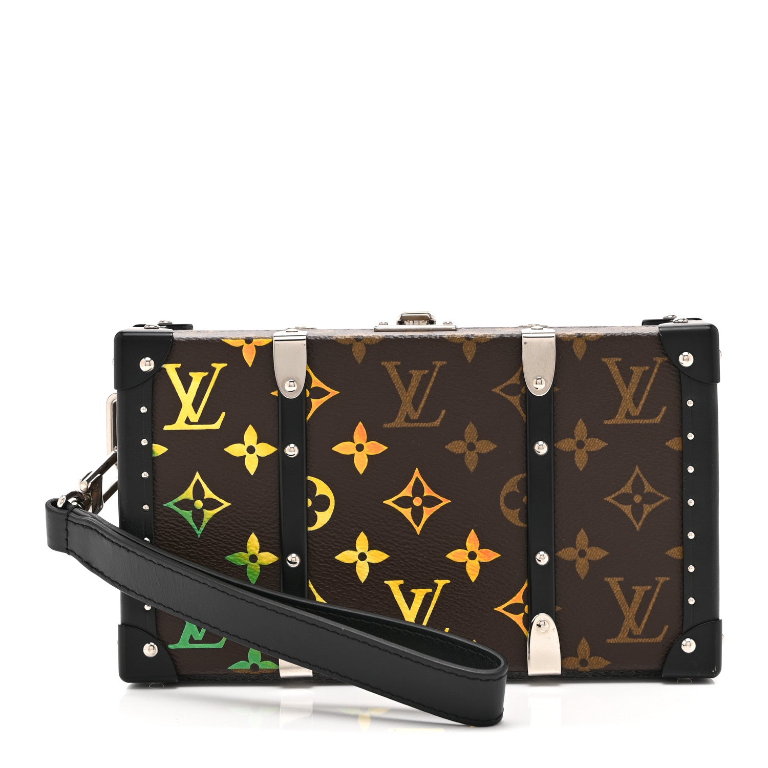 Louis Vuitton Monogram Wallet Trunk Black Multicolor 1 of 9