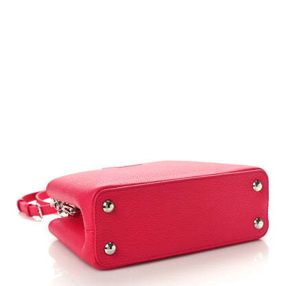 Louis Vuitton Taurillon Ostrich Capucines BB Magenta Calypso Pink 4 of 9