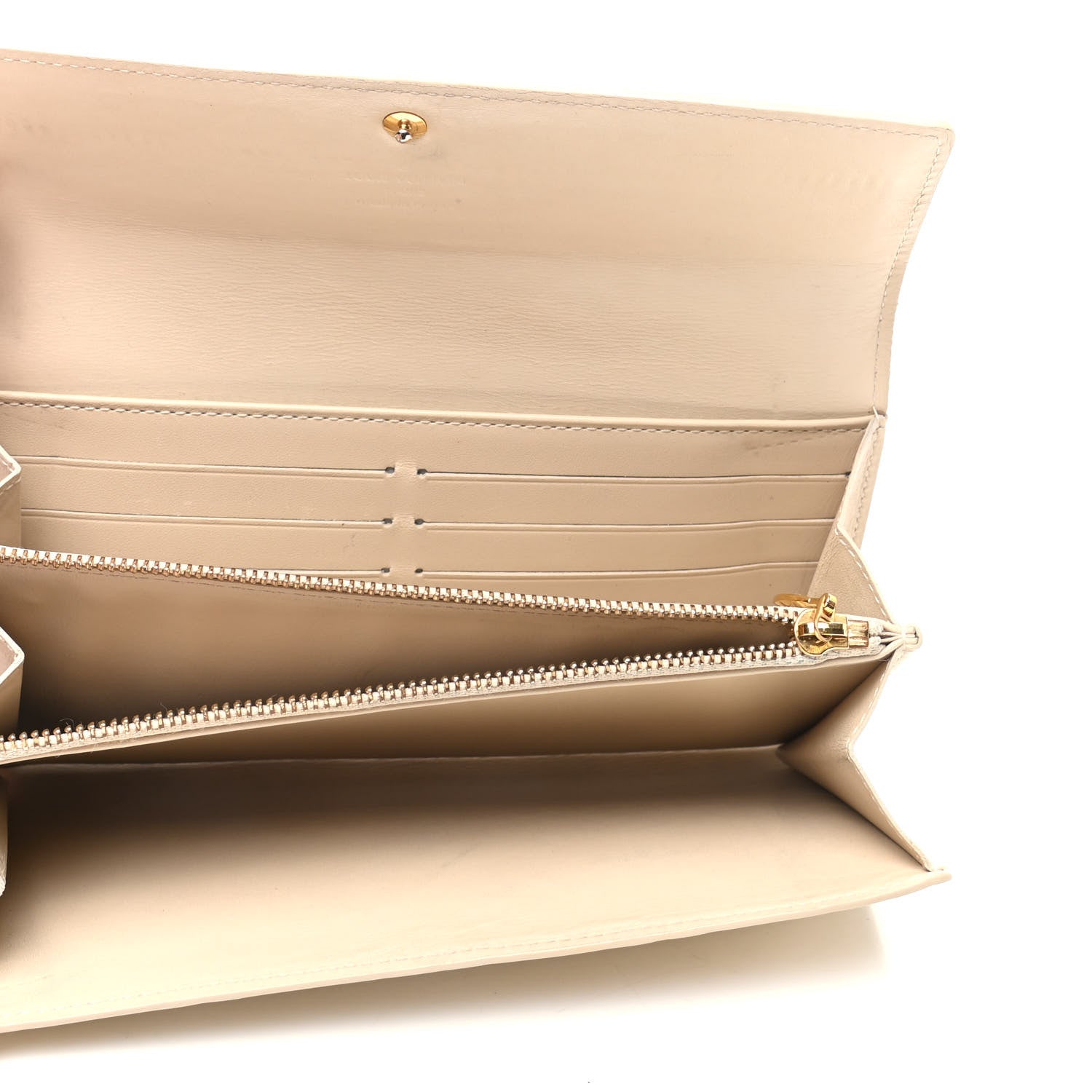 Louis Vuitton Vernis Sarah Wallet Blanc Corail 5 of 9