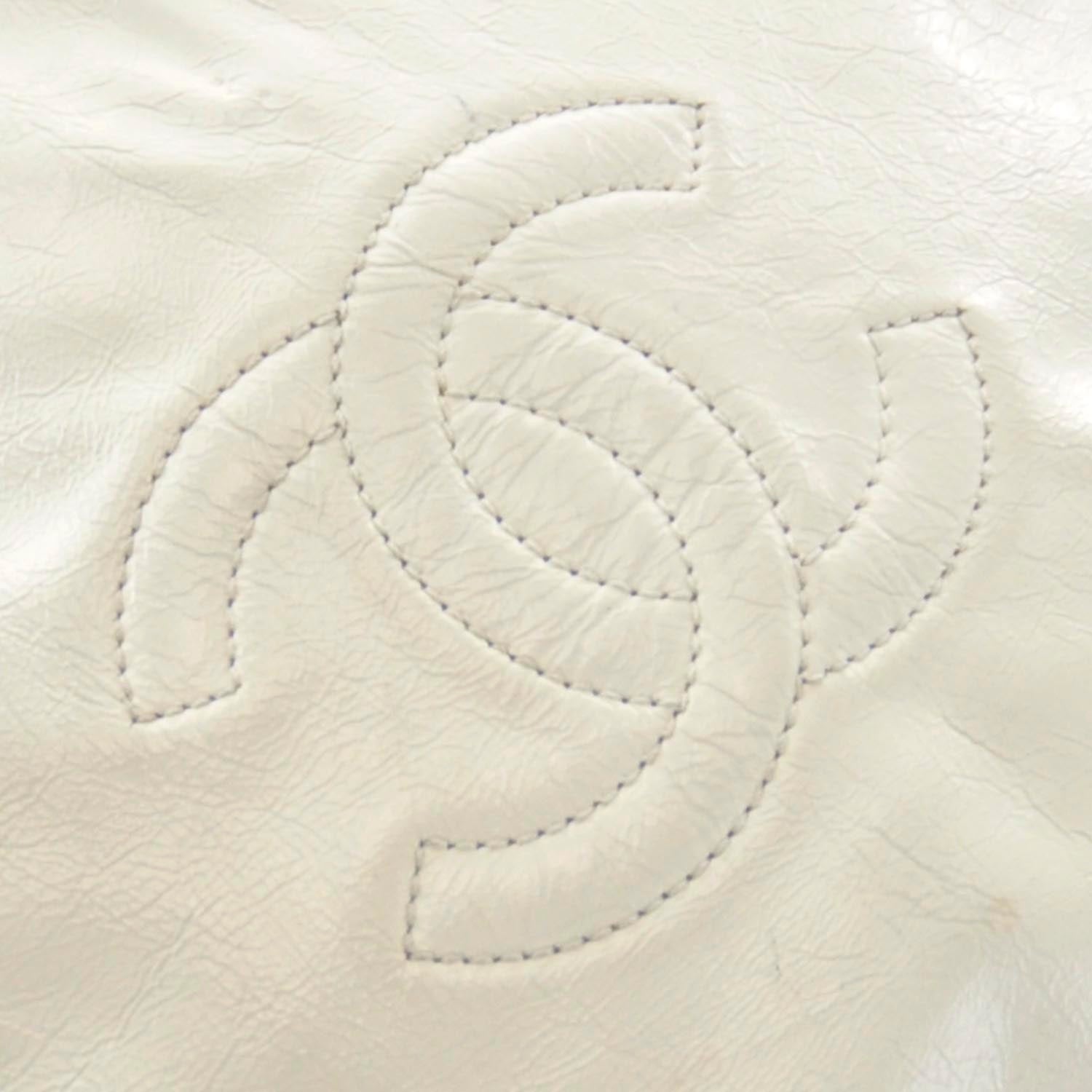 Chanel Lambskin Large Rock and Chain Hobo White 7 of 12