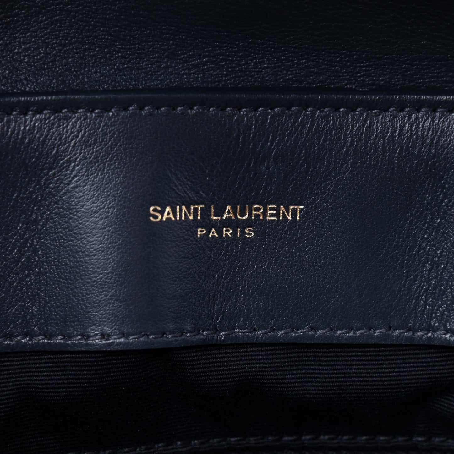 Calfskin Y Quilted Monogram Medium Loulou Chain Satchel Dark Smog