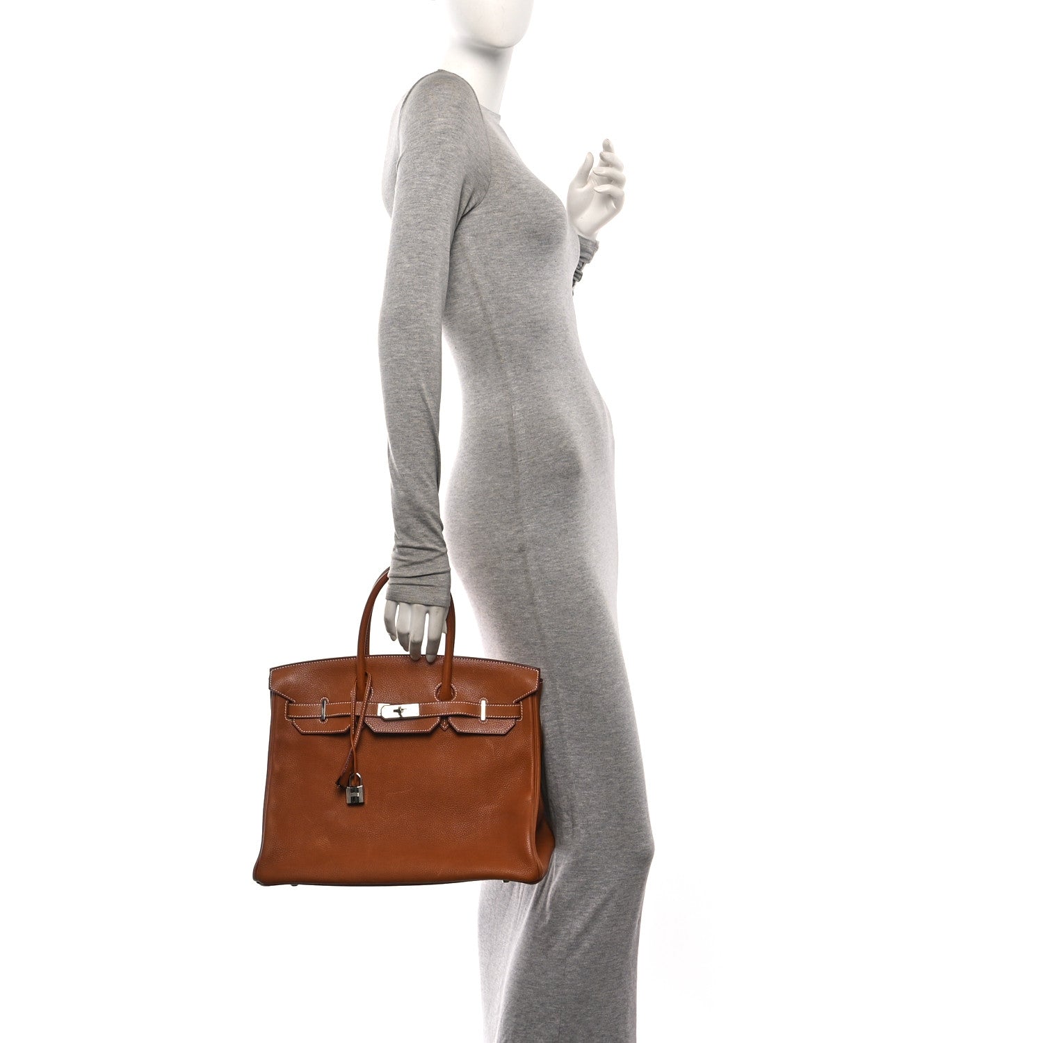 Hermes Barenia Faubourg Birkin 35 Fauve 2 of 10