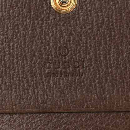 Gucci GG Supreme Monogram Web Ophidia Card Case Beige New Acero 7 of 11
