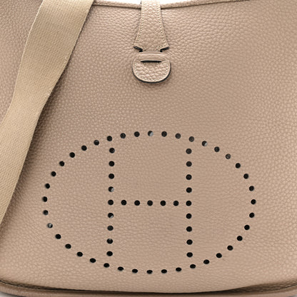 Hermes Taurillon Clemence Evelyne PM Gris Tourterelle 8 of 11