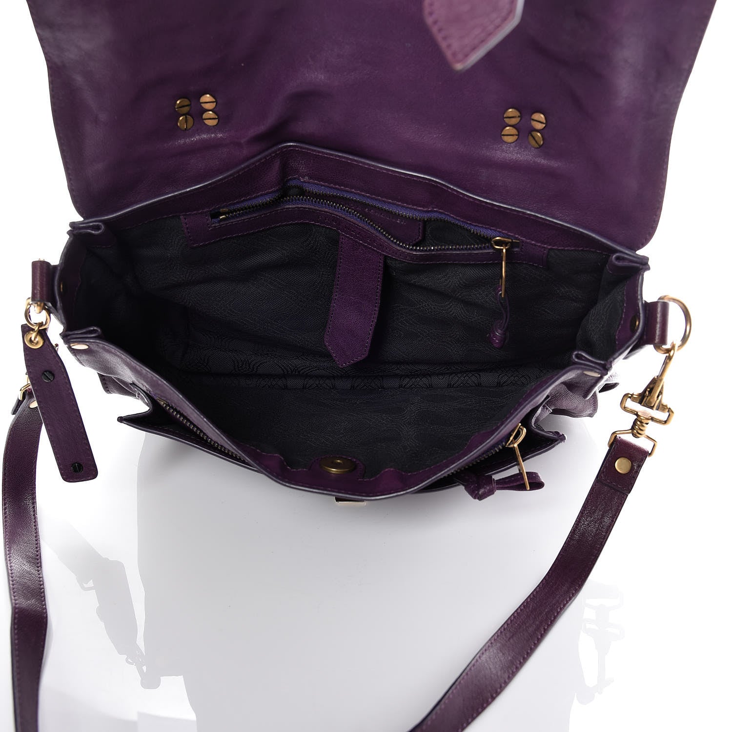 Proenza Schouler Lambskin Medium PS1 Satchel Veruca Salt 5 of 19