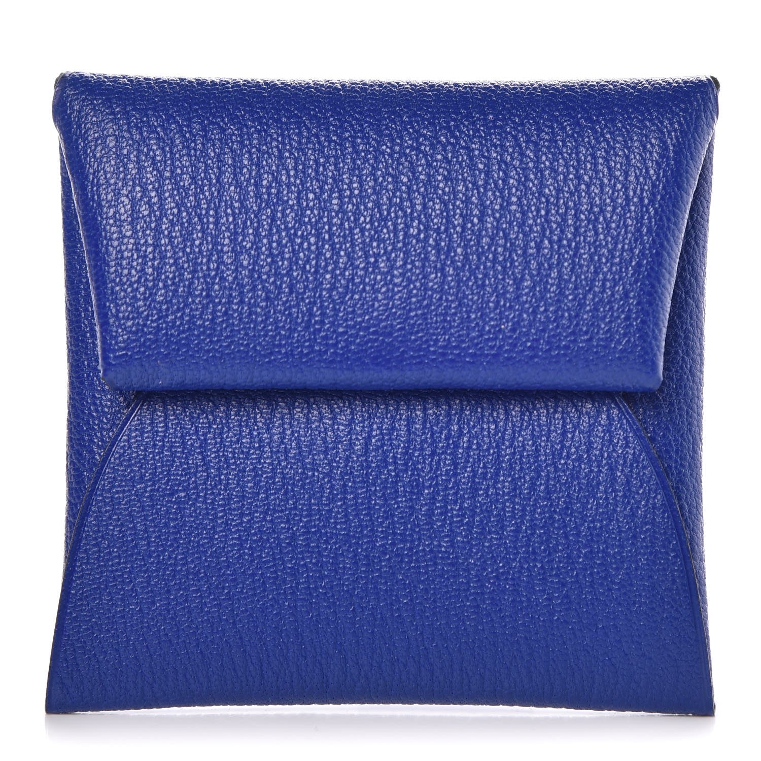 Hermes Chevre Mysore Bastia Coin Purse Bleu Electrique 1 of 8