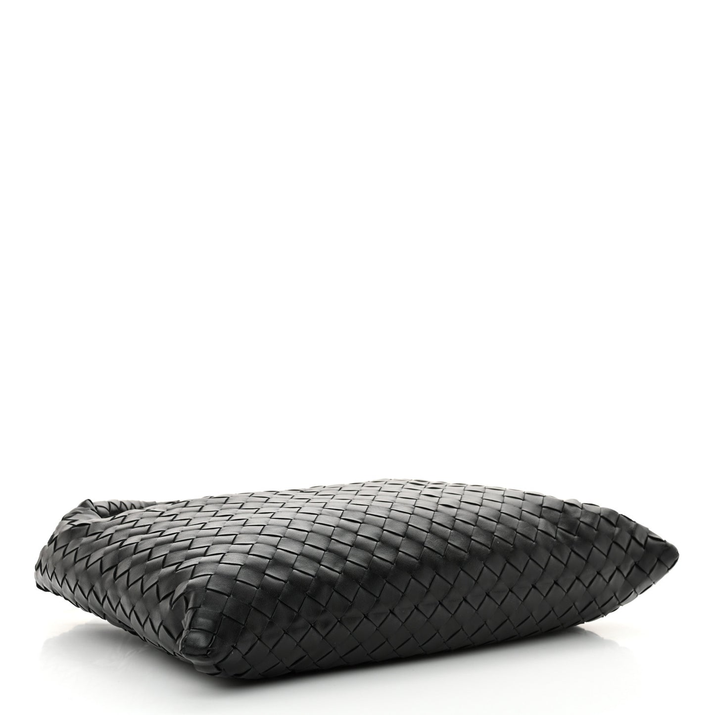Calfskin Intrecciato Small Hop Black