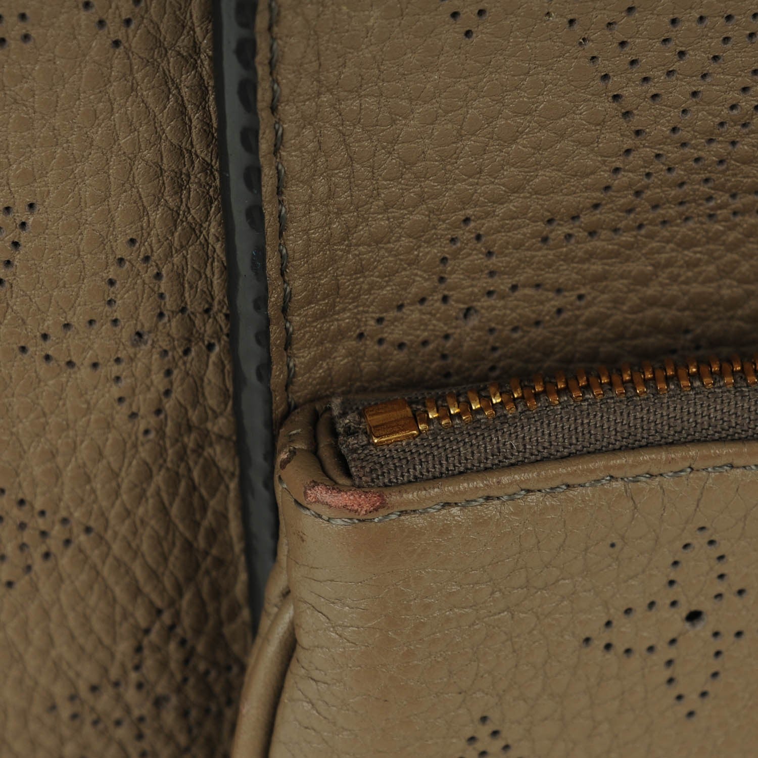 Louis Vuitton Mahina Selene MM Taupe 3 of 9