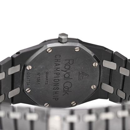 Audemars Piguet Tantalum 33mm Royal Oak Championship Quartz Watch Grey 56175TT.00.0789TT.01 4 of 4