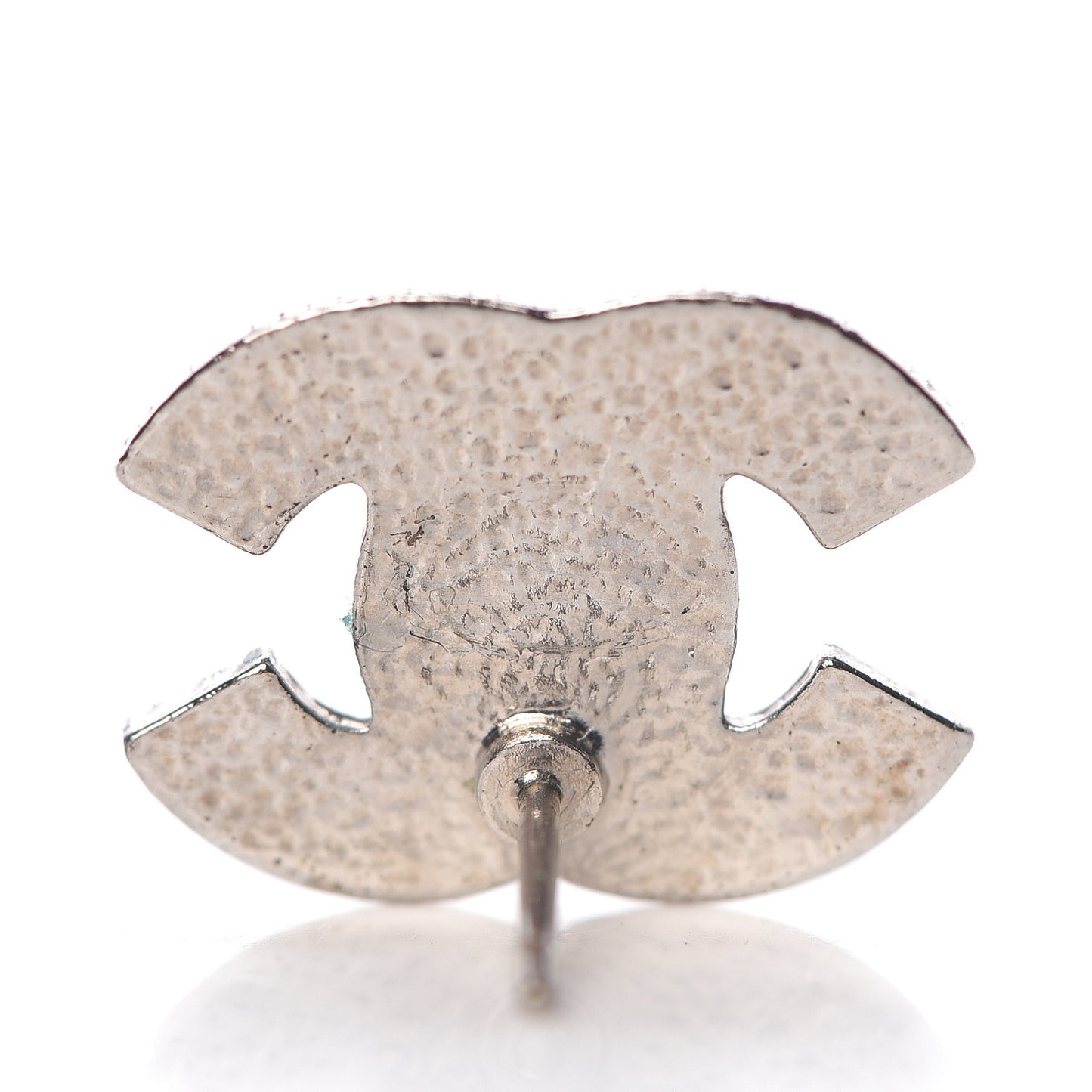 Crystal Timeless CC Earrings Silver