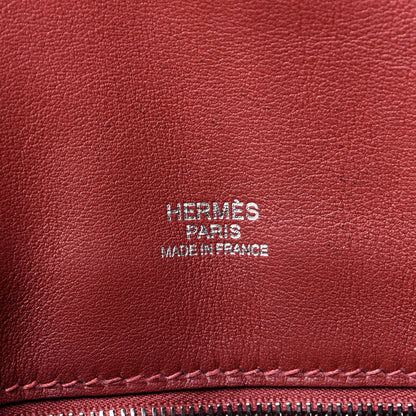 Hermes Swift Veau Doblis Mini Sac Berline 21 Rouge H Rose Indienne 6 of 8